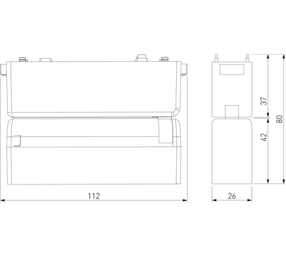 Трековый светильник Elektrostandard Flat magnetic 5w 4000k unity (чёрный) a063709
