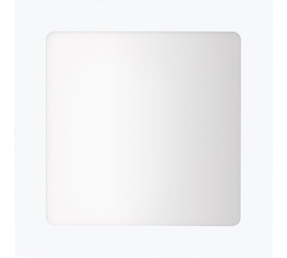 Светодиодная встраиваемая панель REV SuperSlim Quadro 12W, 4000К, квадрат, 28981 4