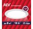 Светодиодная встраиваемая панель REV SuperSlim Round, 18W, 4000К 28946 3 4