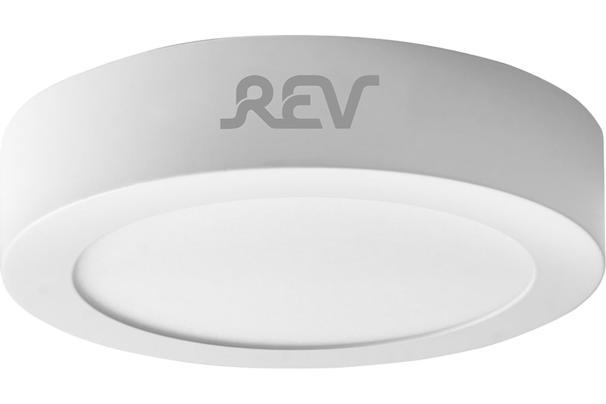 Светодиодная настенно-потолочная панель REV Round, круглая Ф210мм, 18W ...