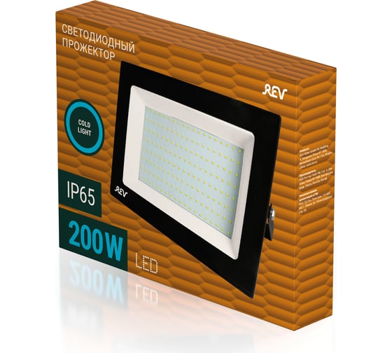 Светодиодный прожектор REV Ultra Slim 200W, 6500К 32307 5