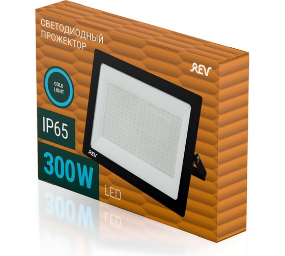 Светодиодный прожектор REV Ultra Slim 300W, 6500К 32309 9