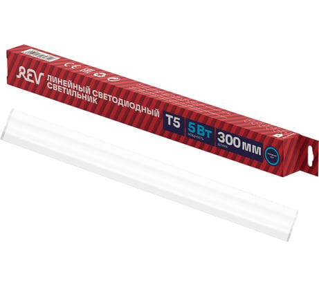 Светодиодный линейный светильник REV T5 Line, 5W, 300мм, 6500K 28934 0