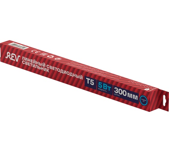 Светодиодный линейный светильник REV T5 Line, 5W, 300мм, 6500K 28934 0
