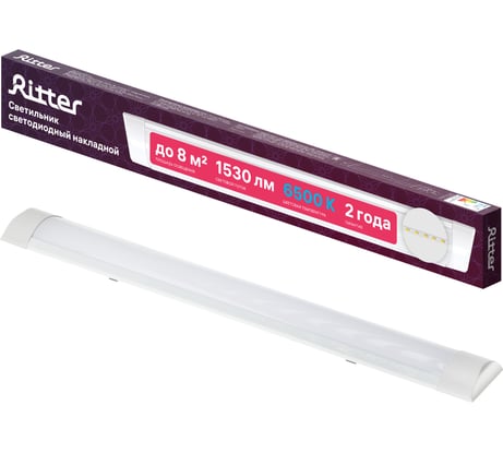 REV Светильник сд настенно-потолочный SPO118 Line, 18W, 6500K, 600мм 28908 1