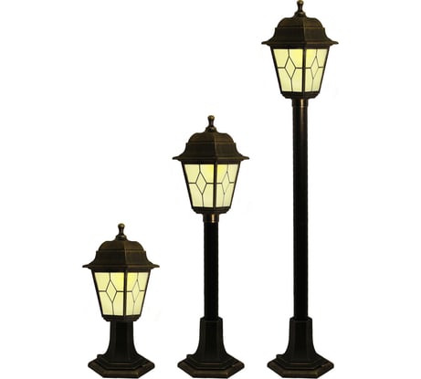 Садово-парковый светильник duwi Riga столб 3 в 1 390-650-960 мм, 60W 24143 0