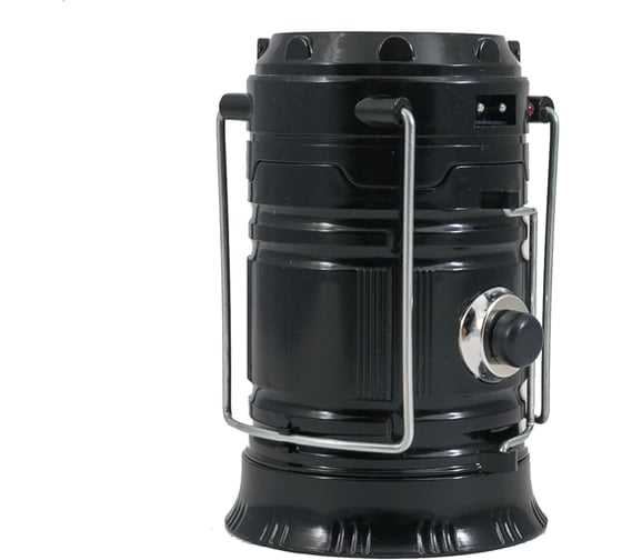 Кемпинговый аккумуляторный фонарь на солнечной батарее СТАРТ LCE 501-B1 Black
