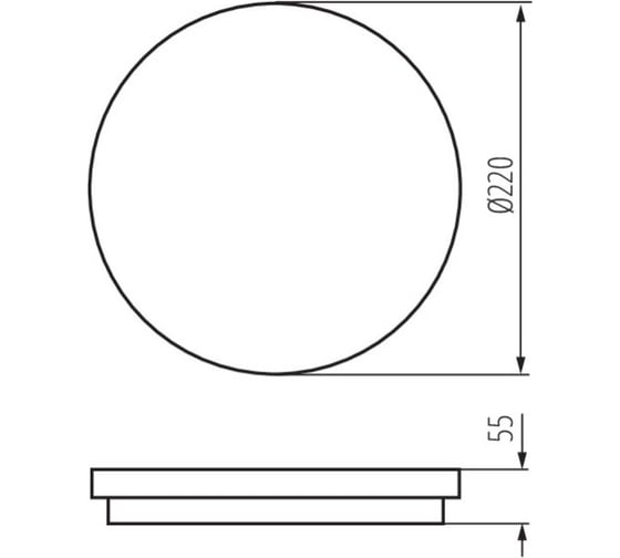 Светильник KANLUX ip54 круглый beno n 18w nw-o-gr 4000к 33348