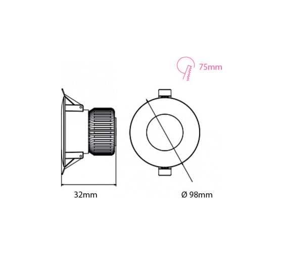 Светодиодный светильник направленного света HOROZ ELECTRIC ALEXA-8 8W Белый 7000K 200-265V 016-048-0008 HRZ330029163