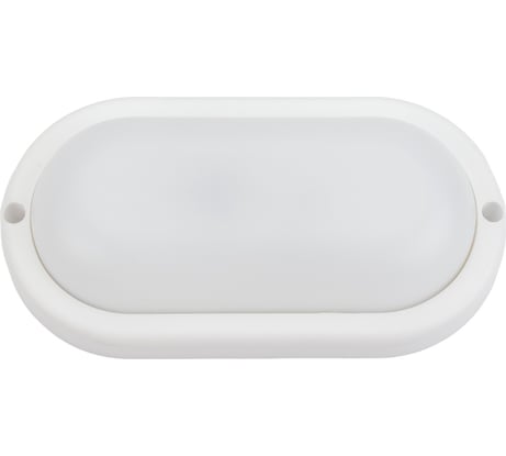 Настенно-потолочный светодиодный светильник для ЖКХ КОСМОС 10Вт 6500K 900Лм IP65 овал, KOC_DPO10WO1.64K