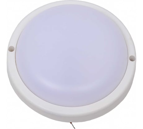 Настенно-потолочный светодиодный светильник для ЖКХ КОСМОС 10Вт 6500K 900Лм IP65 круг, KOC_DPO10WR1.64K