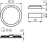 Встраиваемый светодиодный круглый светильник KANLUX rounda v2led6w-nw-w 28937 2