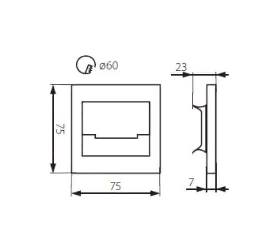 Светильники для лестницы KANLUX sabik mini led nw 4000к 32490