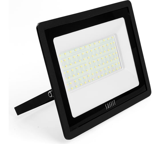 Светодиодный прожектор SAFFIT sfl90-100 ip65 100w 4000k черный, 55230