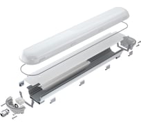 Светодиодный линейный светильник LUMENPLUS (накладной\подвесной) lm lineeco-m-220ac-20-lx-д-nw-v-ip65 new 600x97x75 20 Вт Арт. 00098