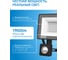Светодиодный прожектор Gauss Elementary-S 20W 1900lm 6500К IP65 черный с датчиком движения 628511320 2