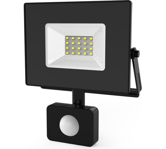 Светодиодный прожектор Gauss Elementary-S 30W 2100lm 6500К IP65 черный с датчиком движения 628511330
