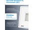 Светодиодный прожектор Gauss Elementary 100W 9500lm IP65 6500К белый 613120300 6