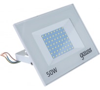 Светодиодный прожектор Gauss LED 50W 3500lm IP65 6500К белый 613120350