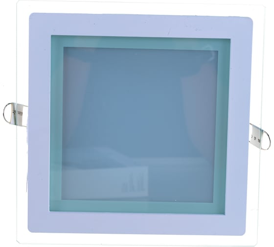 Встраиваемый светильник Gauss Glass 18W 1390lm 3000K 185-265V IP20 квадрат, 948111118