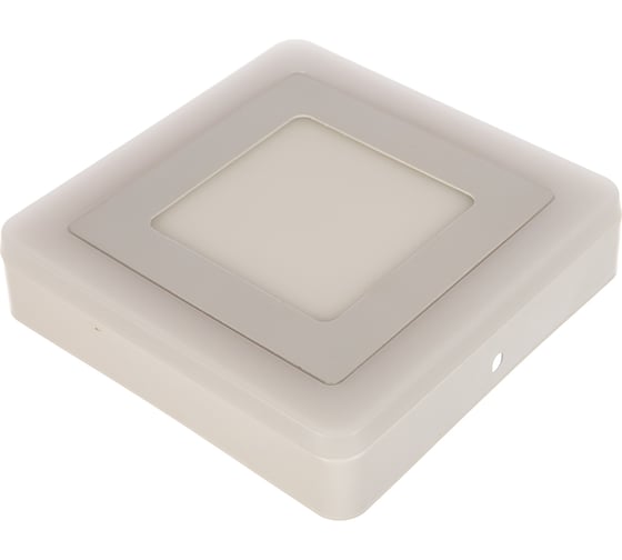 Светильник Gauss Backlight накладной квадрат Акрил, 6+3W, LED 3000K, 145*145, 1/30 SQ BL222