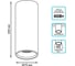 Накладной LED светильник Gauss 12W 4100K SQ HD006 5