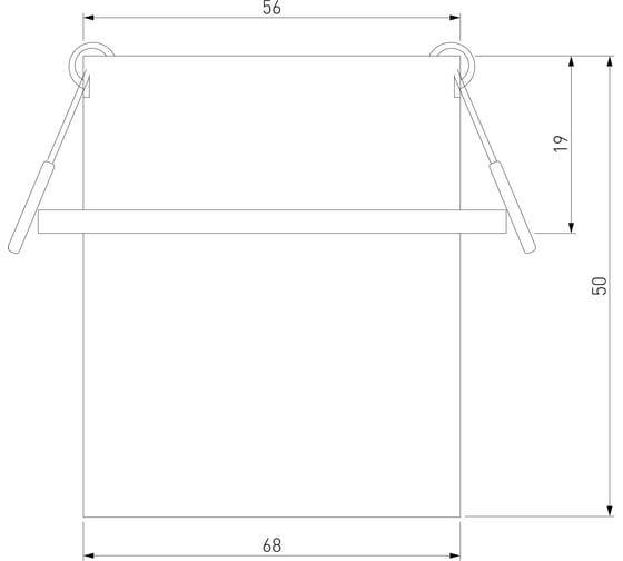 Встраиваемый светильник Elektrostandard 25004/01 gu10 (белый) a064243