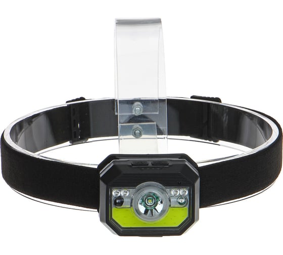 Фонарь на голову Ермак сенсорный, XPE COB LED, 11 режимов, 1000мАч 221-072 1