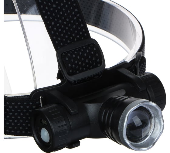 Налобный фонарь Ермак CREE XPE LED, 4 режима, 1200мАч, 8,3x3,8x7,3см, USB кабель, пластик 221-074