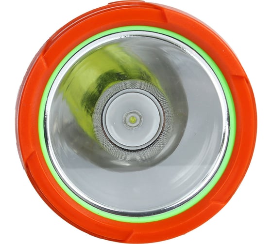 Фонарь прожектор Ермак LED + COB, 6 режимов, 2400мАч, USB кабель, 9x9х20см, пластик 223-073