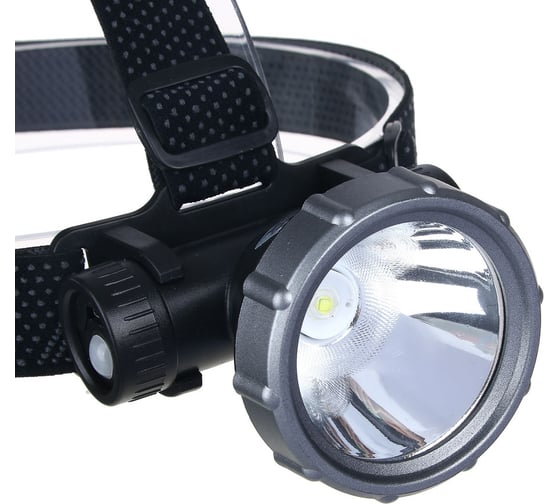 Налобный фонарь Ермак XH-P50 LED, 3 режима, 2000мАч, 8,3x6х7,3см, USB кабель, пластик 221-075