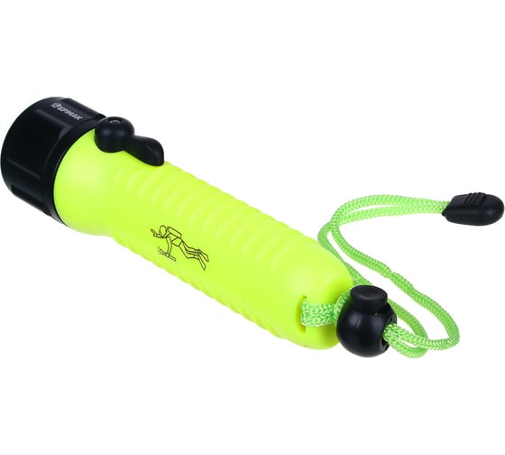 Фонарь для подводного плавания Ермак 1 XPE LED, 4xAA, 1 режим, пластик, алюминий 224-020