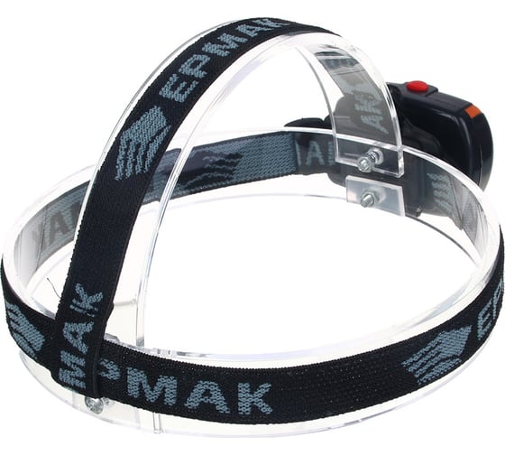 Налобный фонарь Ермак COB LED, 65 Лм, 3xAAA, 0,65 Вт, 6,5x4,7x3см, пластик 221-027