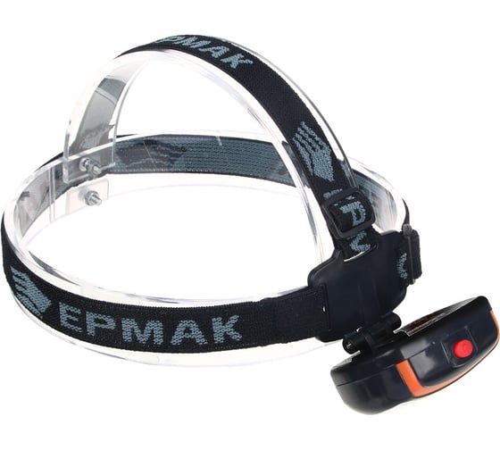 Налобный фонарь Ермак COB LED, 65 Лм, 3xAAA, 0,65 Вт, 6,5x4,7x3см, пластик 221-027