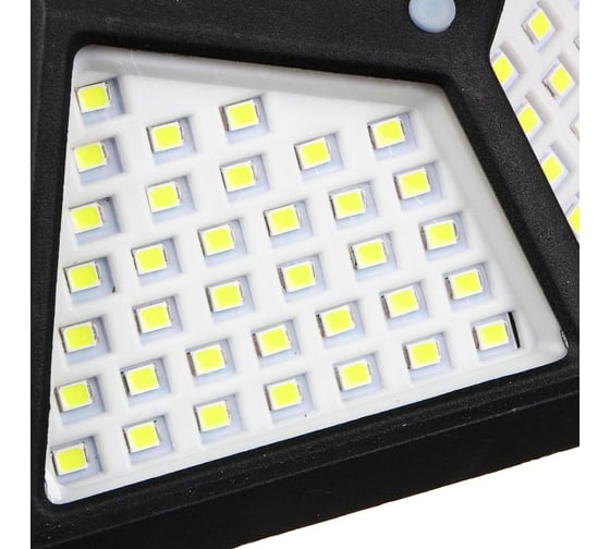 Уличный настенный фонарь Ермак на солнечной батарее, 100 LED, 1200мАч, 13,3x10x5см 225-036