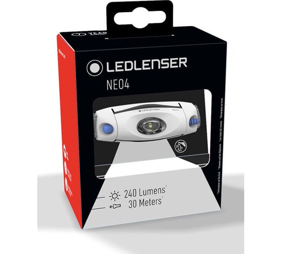 Светодиодный налобный фонарь LED Lenser NEO4 синий, 240 лм, 3-ААА 500914