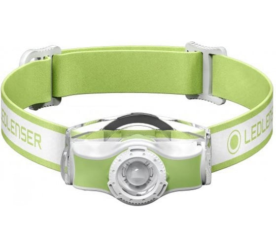 Светодиодный налобный фонарь LED Lenser MH3 зеленый, 200 лм, 1-АА 501593