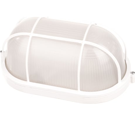 Светильник Camelion НБП 04-100-002 1201S C01, до 130 оС, овал, УХЛ1, "Решетка", 230В, 100Вт 13662