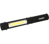 Фонарь-ручка Сamelion LED51521, COB LED+1W LED, 3XR03, пластик, магнит, клипса, блистер 13361