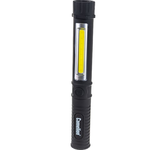 Фонарь-ручка Сamelion LED51521, COB LED+1W LED, 3XR03, пластик, магнит, клипса, блистер 13361