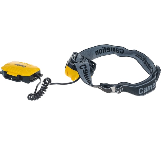 Налобный фонарь Camelion LED5376, COB, сенсор, 6 режимов, 3XLR03 в комплекте, пластик, блистер 13365
