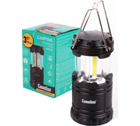 Фонарь для кемпинга Camelion LED5632 3XR03, черный, 3X COB LED 13368