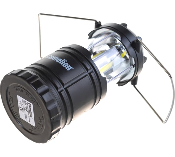 Фонарь для кемпинга Camelion LED5632 3XR03, черный, 3X COB LED 13368