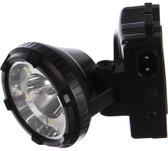 Налобный аккумуляторный фонарь UltraFlash LED5367 черный, 1,2 Вт LED+5SMD, 2 режима, пластик 13350