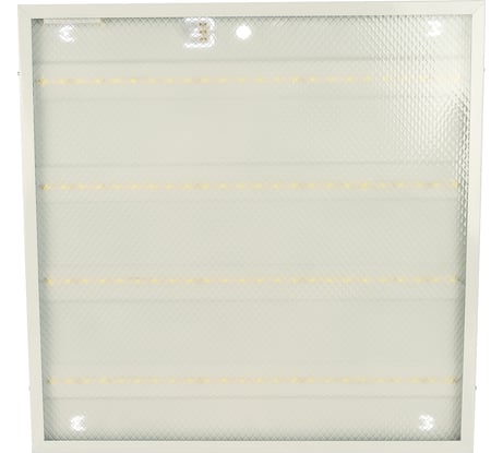 Универсальная светодиодная панель UltraFlash LTL-6060-09, 36Вт, 6000К, призматический рассеиватель 13423