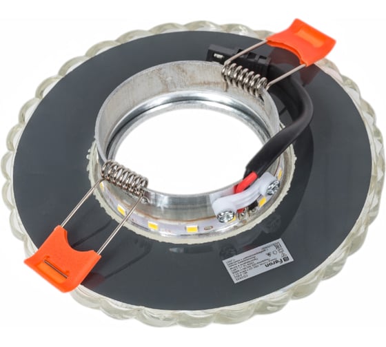 Встраиваемый потолочный светильник FERON с белой LED подсветкой CD3935 MR16 G5.3 прозрачный, 41832