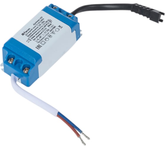 Встраиваемый потолочный светильник FERON с белой LED подсветкой CD3935 MR16 G5.3 прозрачный, 41832