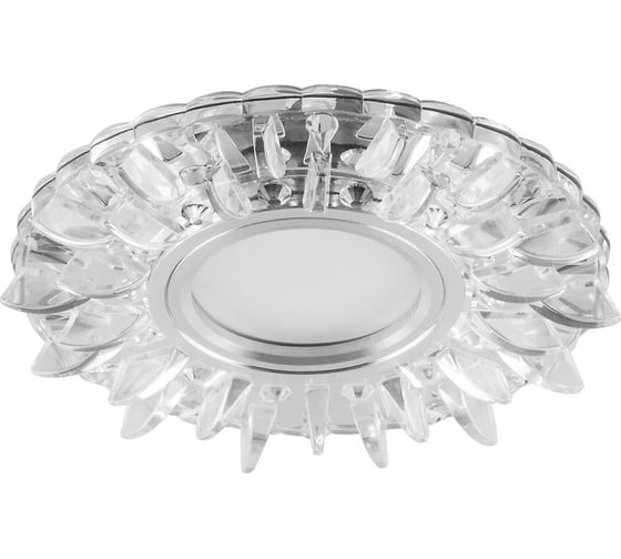 Встраиваемый потолочный светильник FERON с белой LED подсветкой CD3911 MR16 G5.3 прозрачный, 41840 1