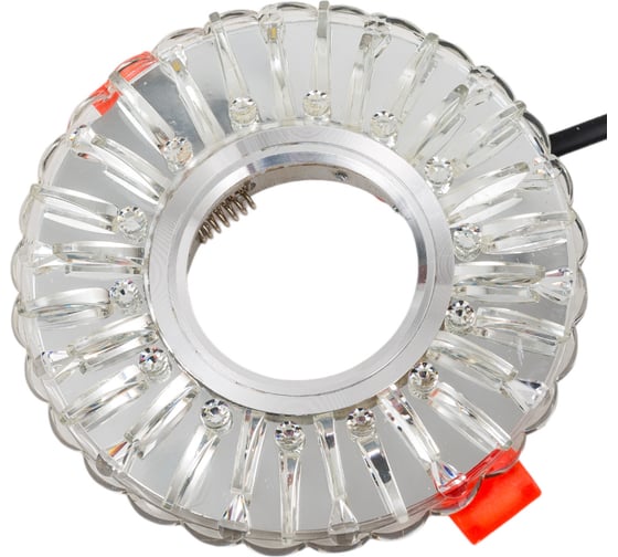 Встраиваемый потолочный светильник FERON с белой LED подсветкой CD3911 MR16 G5.3 прозрачный, 41840