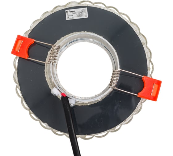 Встраиваемый потолочный светильник FERON с белой LED подсветкой CD3911 MR16 G5.3 прозрачный, 41840